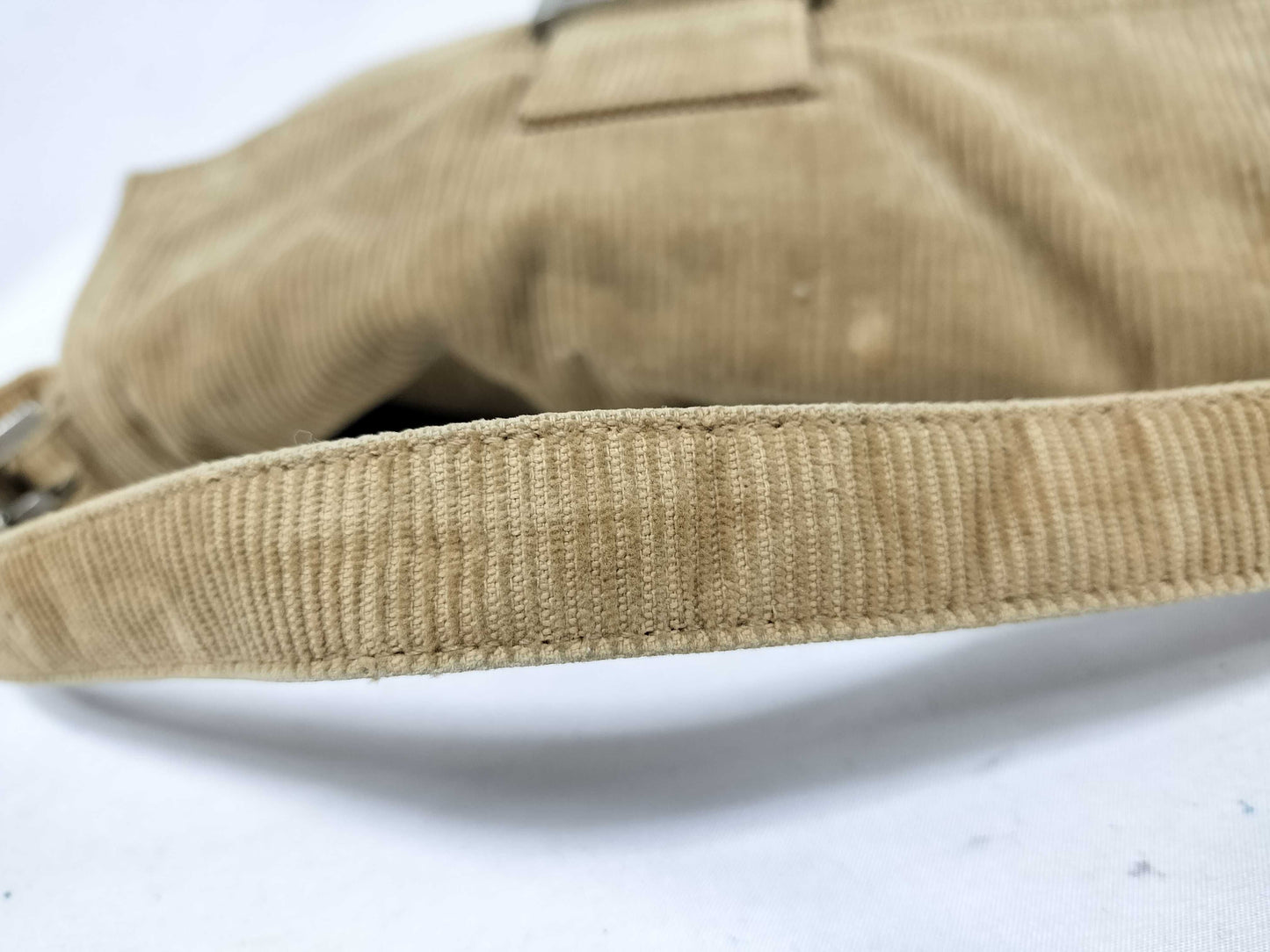 FENDI Mamma Corduroy Mamma Bucket Handbag