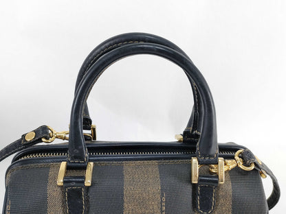 FENDI Pecan Pattern FENDI 2WAY Pecan Boston Bag Handbag