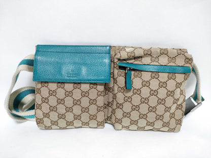 GUCCI GG Canvas Waist Pouch Waist Bag