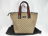 GUCCI GG Canvas Sherry Line Tote Bag