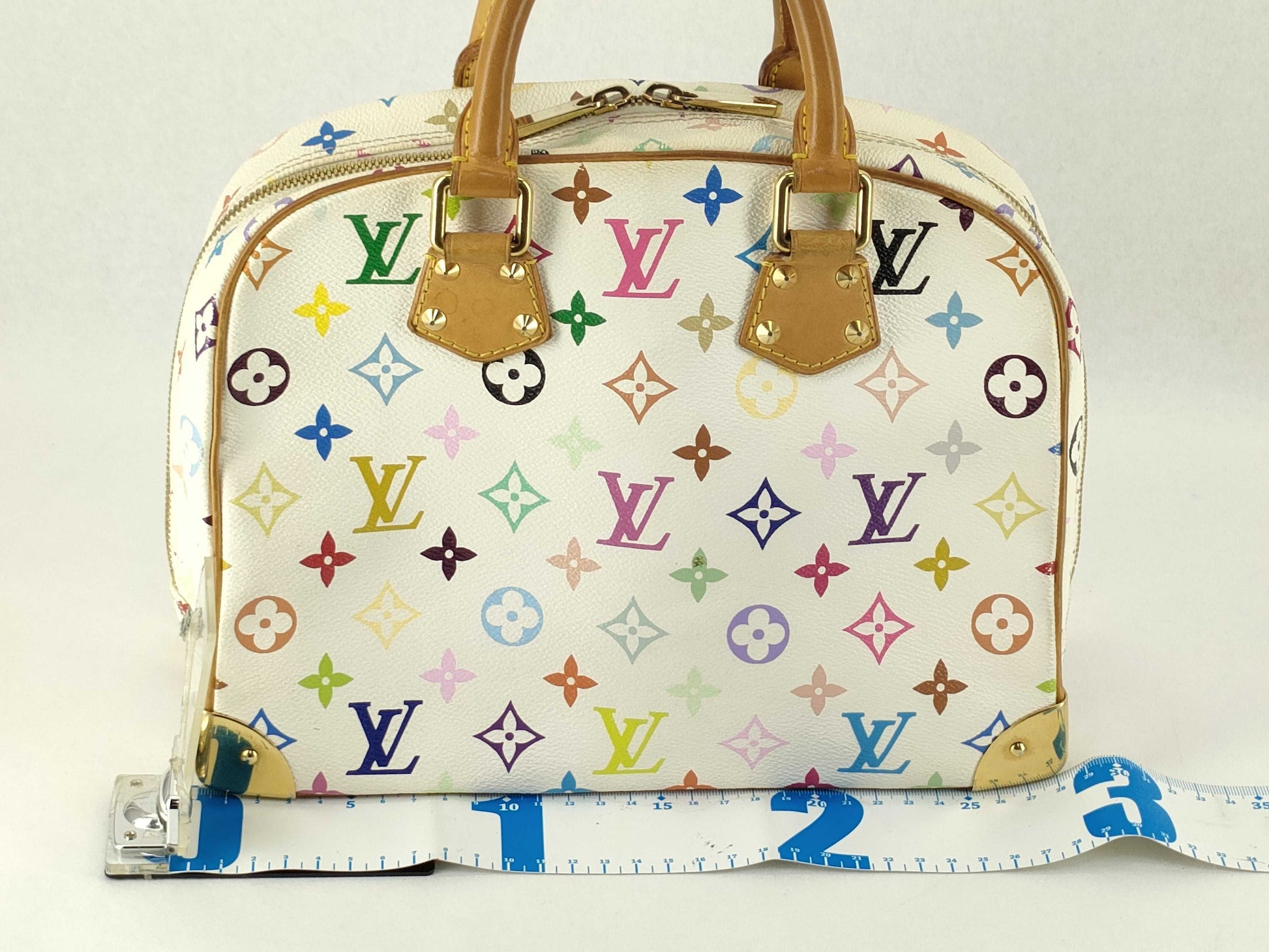 LOUIS VUITTON Monogram Multicolore LV Multicolore Trouville Handbag