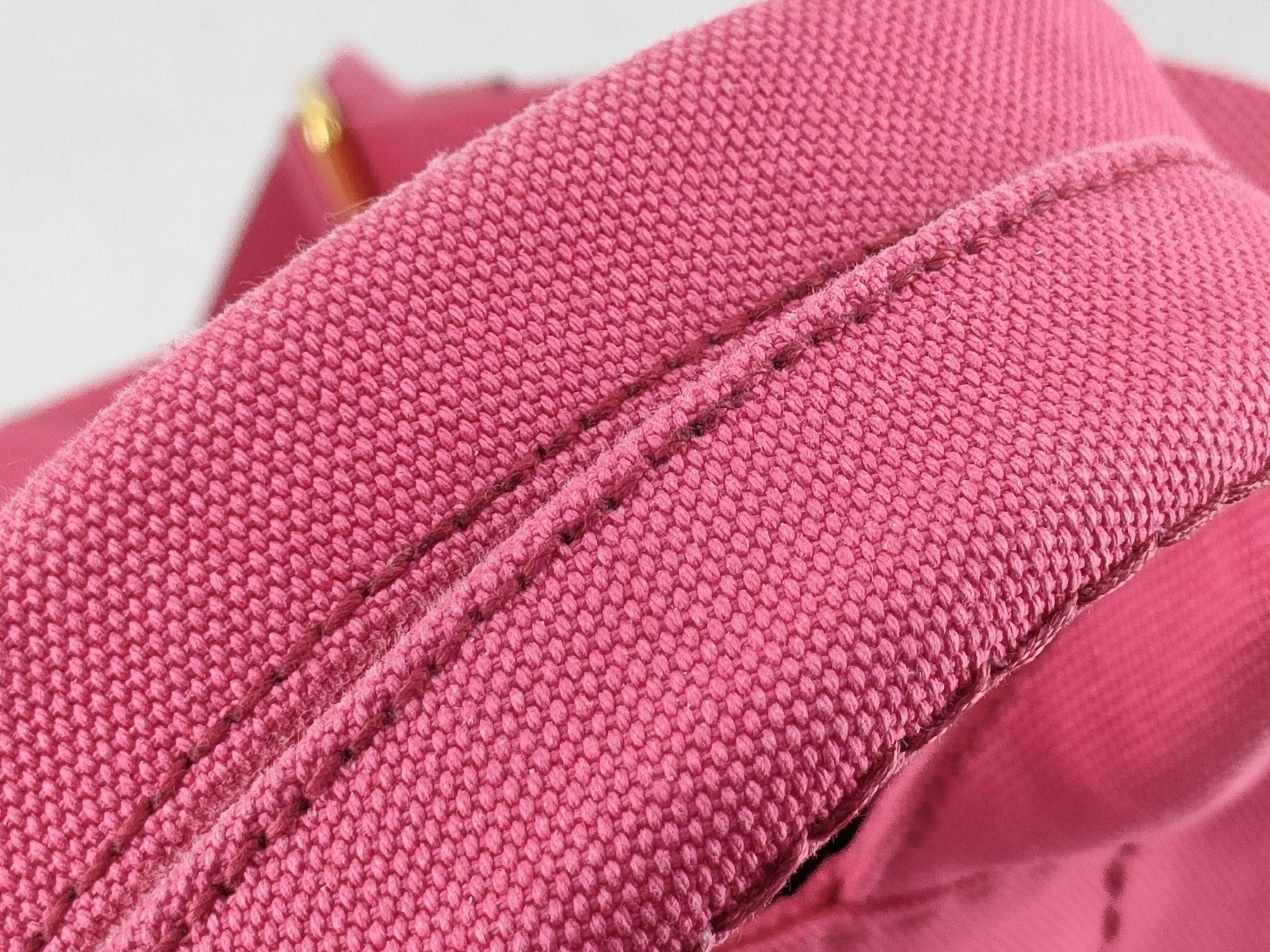 PRADA PRADA Canapa 2-Way Handbag with Shoulder Strap