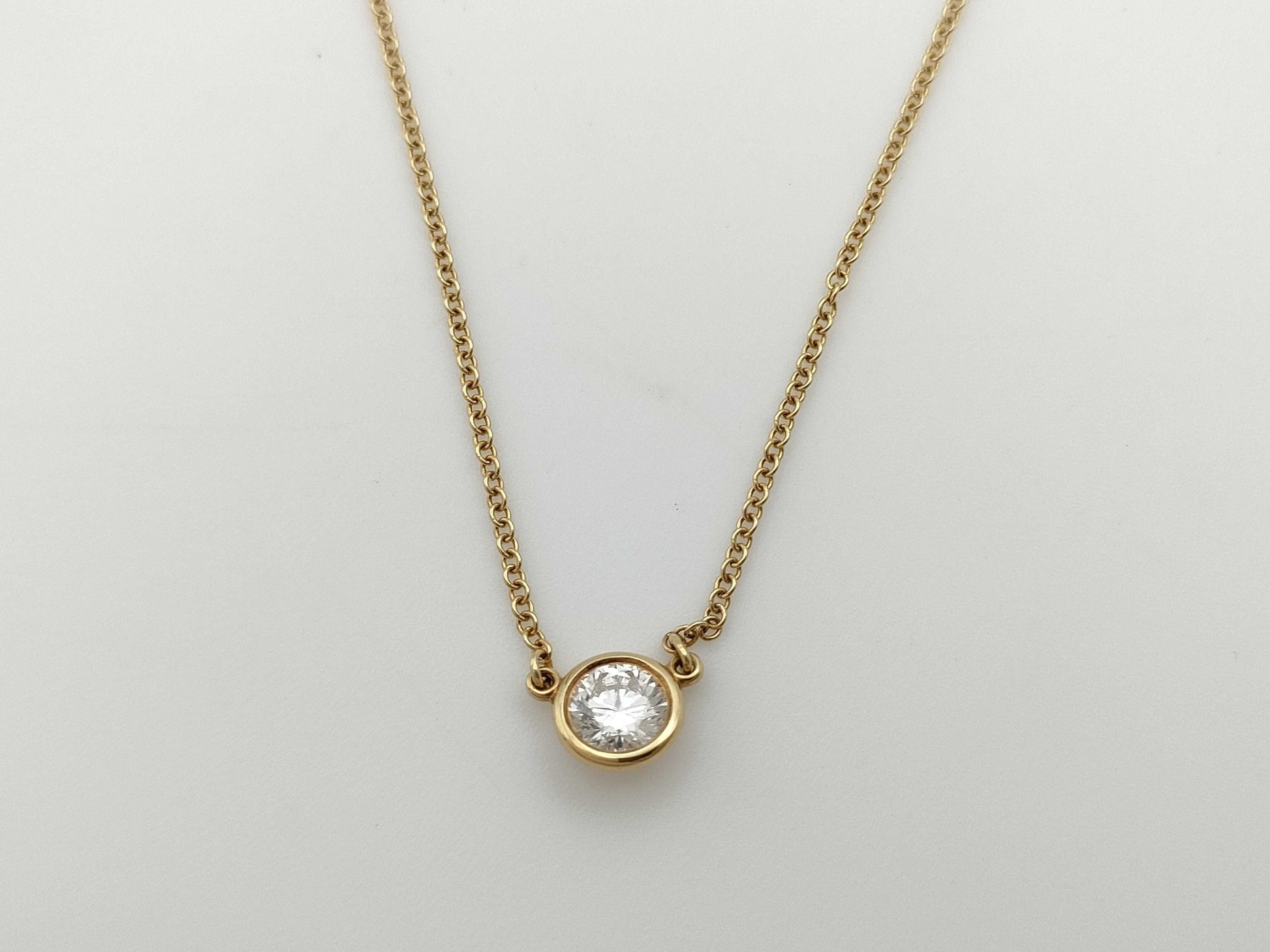 Tiffany & Co. By the Yard 1PD YG Au750 2.0g Necklace 