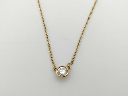 Tiffany & Co. By the Yard 1PD YG Au750 2.0g Necklace 