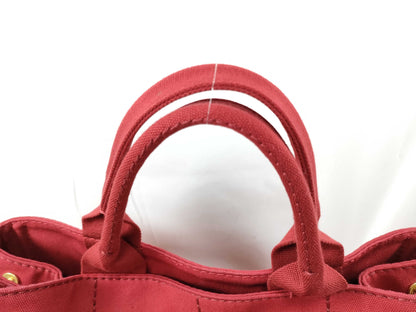 PRADA PRADA Canapa Red Handbag