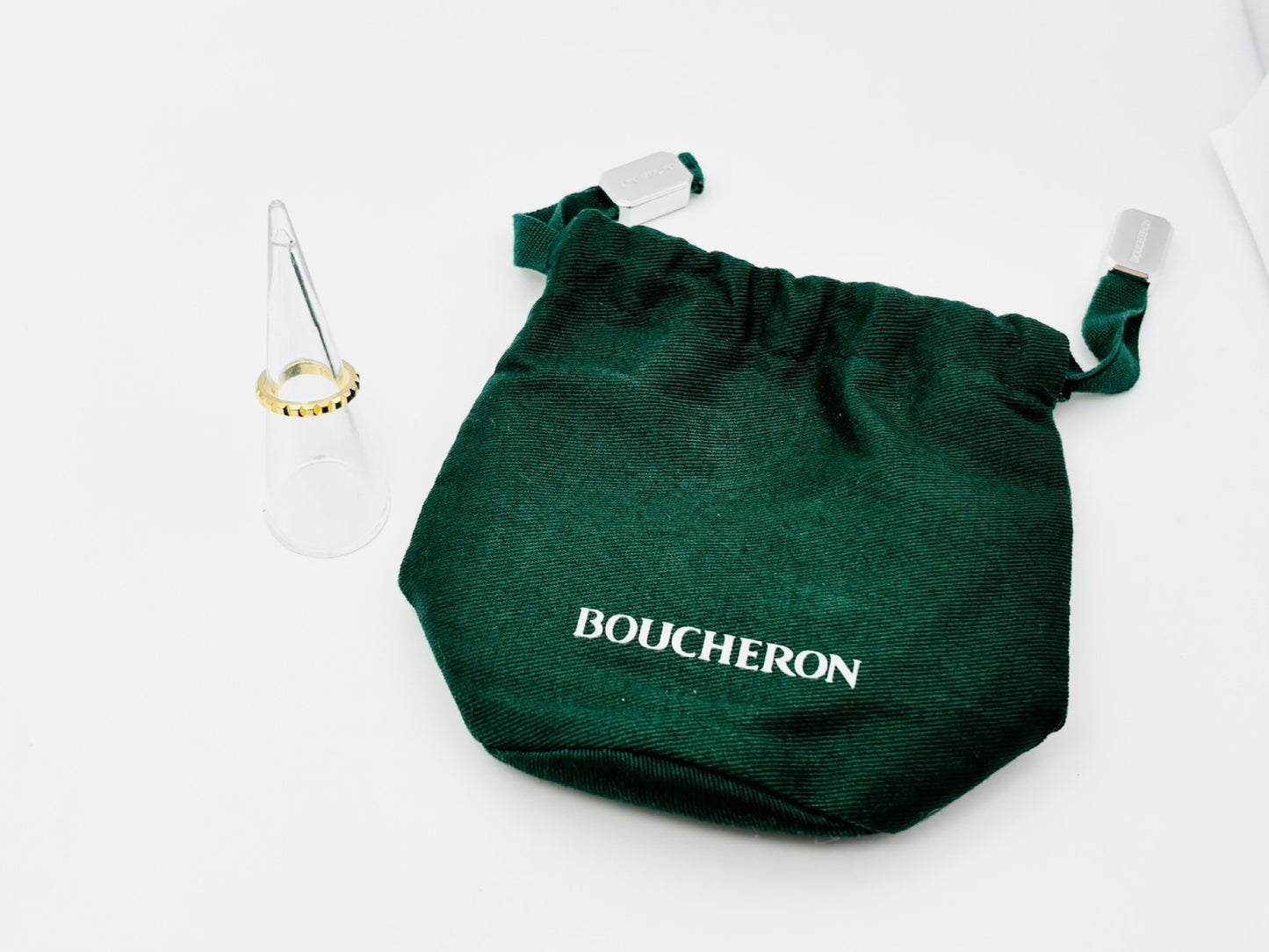 BOUCHERON Quatre Clos de Paris Medium #48 YG Au750 3.4g Ring 