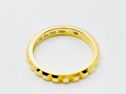 BOUCHERON Quatre Clos de Paris Medium #48 YG Au750 3.4g Ring 
