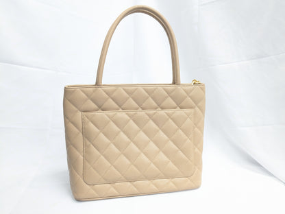 CHANEL Caviar Skin Reproduction Tote Bag 6567085 Seal and Guarantee