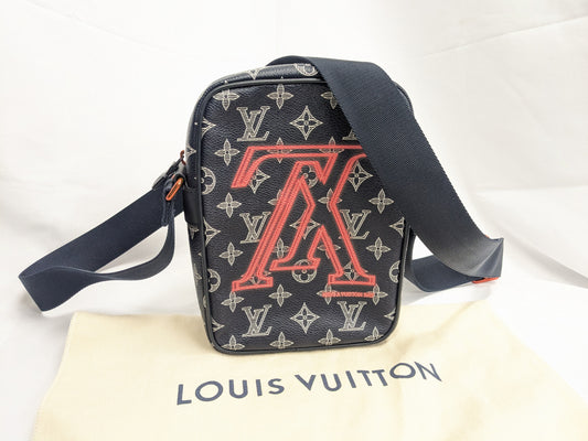 LOUIS VUITTON LV Monogram Ink Upside Down Danube PM Shoulder Bag