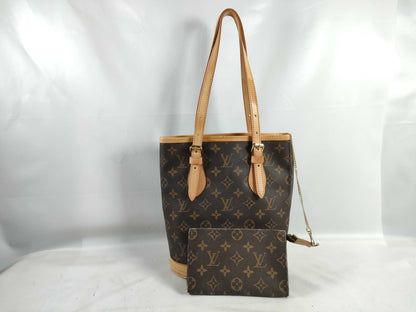 LOUIS VUITTON Monogram Bucket Tote Bag