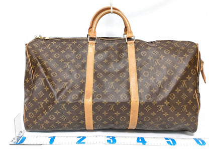 LOUIS VUITTON Monogram Louis Vuitton Monogram Keepall 60 Bandouliere Boston Bag