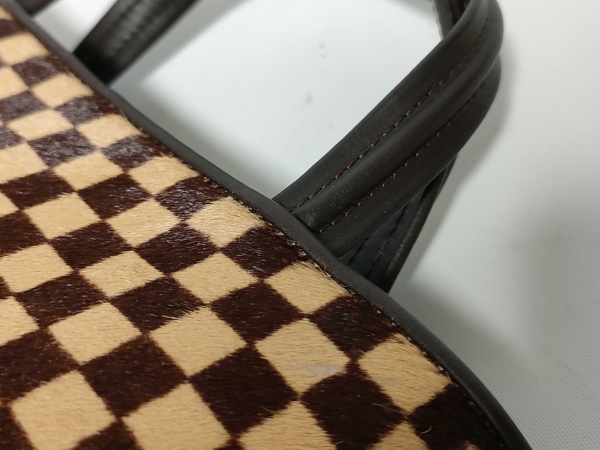 LOUIS VUITTON Damier Sauvage Harako Impala Handbag