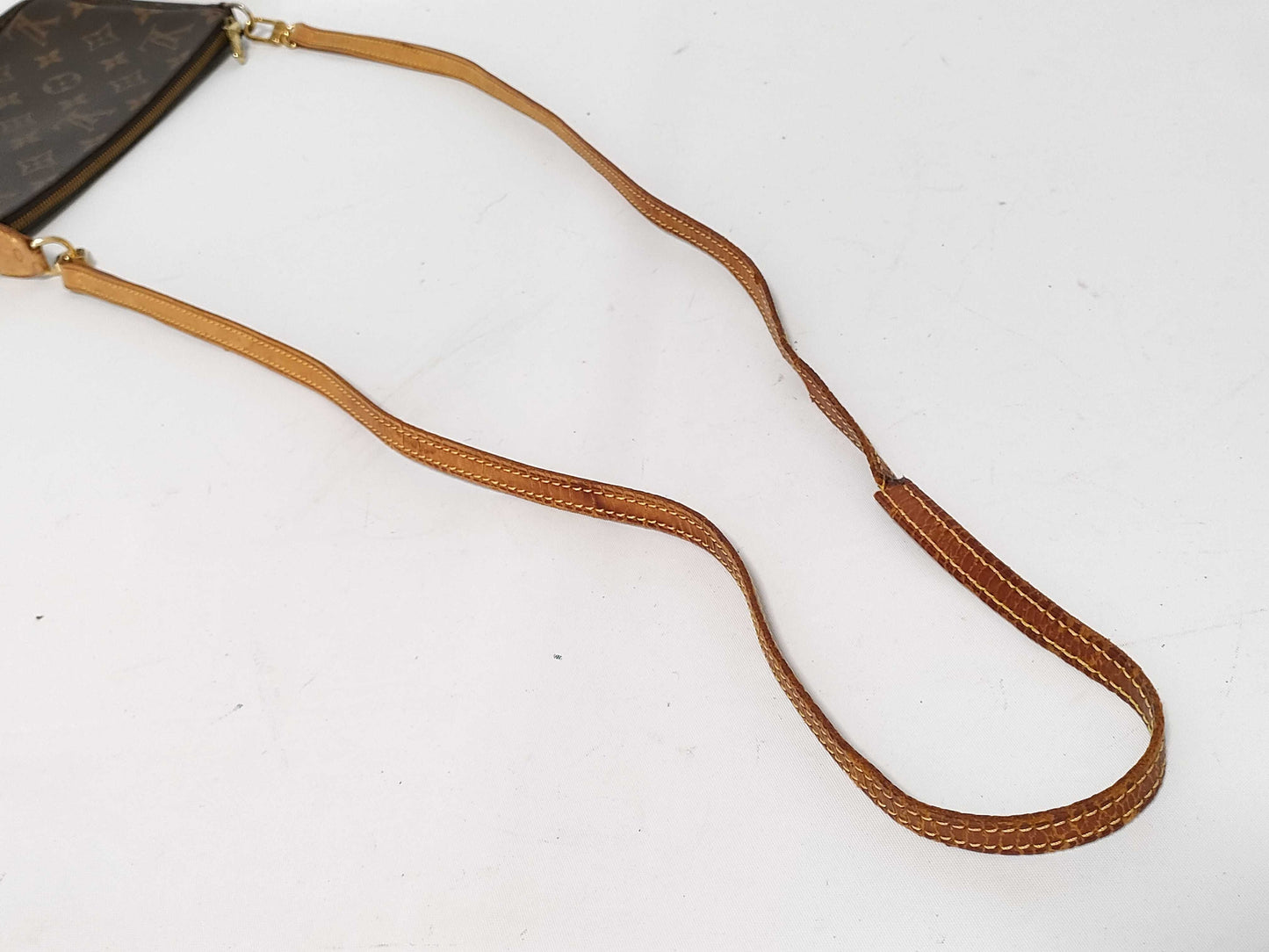 LOUIS VUITTON Monogram Louis Vuitton Accessoires Monogram Long Shoulder Pouch *ST Torn Shoulder Bag