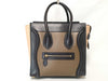 CELINE Luggage Handbag Micro Shopper Tricolor Handbag