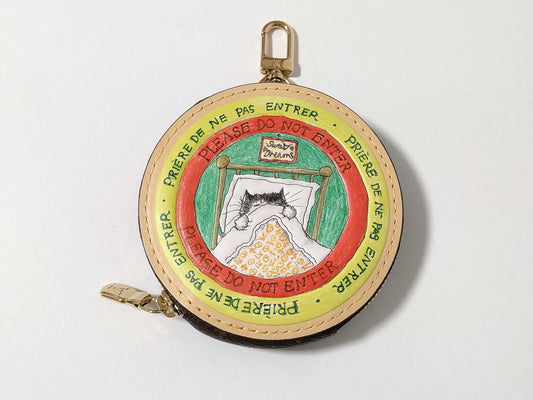 LOUIS VUITTON Monogram Louis Vuitton Limited Collaboration Grace Coddington Slippy Coin Purse Bag Charm Regular Price: ¥101,200 Coin Case