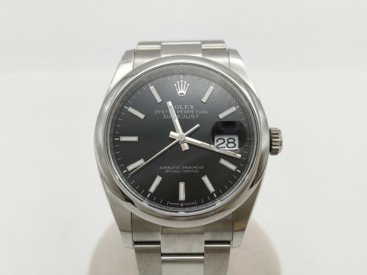ROLEX Datejust 126200 9346U7A0 Black Dial Men's Watch