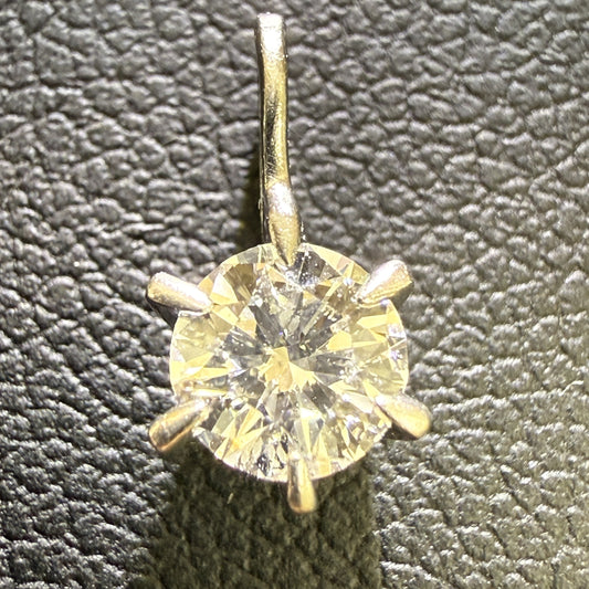 D0.334ct PT900 0.5g Pendant Top 