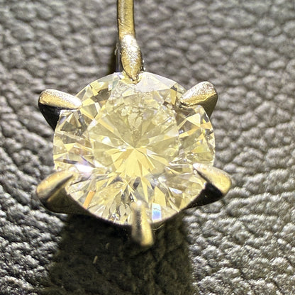 D0.334ct PT900 0.5g Pendant Top 