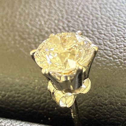 D1.25ct Pt900 1.4g Earrings 