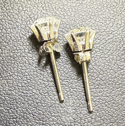 D1.25ct Pt900 1.4g Earrings 