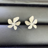 Kenji Kiuchi D0.14/0.14ct Pt900/850 8.3g Earrings 