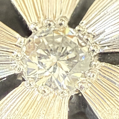 Kenji Kiuchi D0.14/0.14ct Pt900/850 8.3g Earrings 