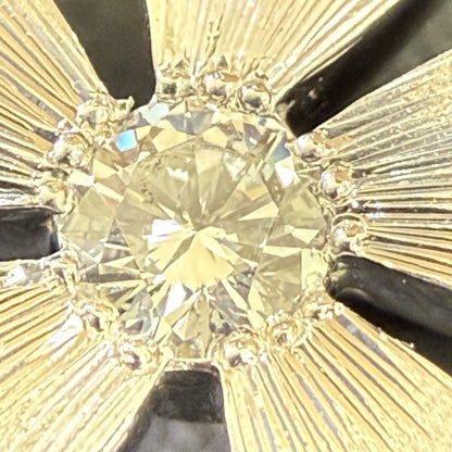 Kenji Kiuchi D0.14/0.14ct Pt900/850 8.3g Earrings 