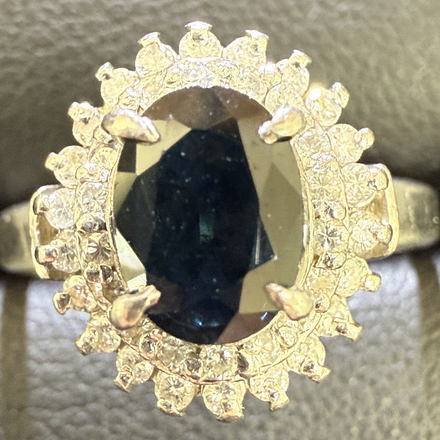 S1.19ct D0.30ct Pt900 6.1g Ring 