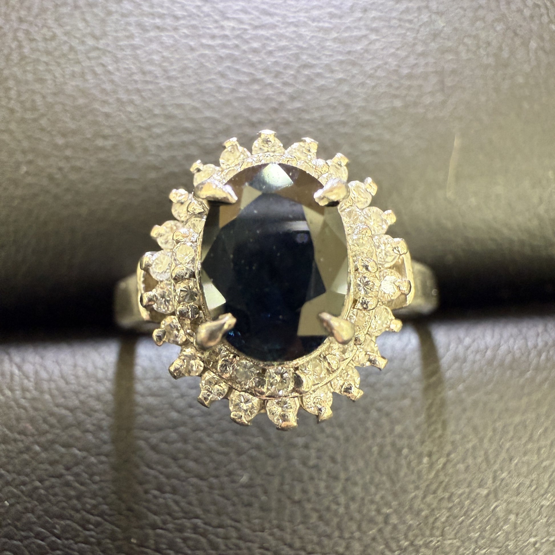 S1.19ct D0.30ct Pt900 6.1g Ring 