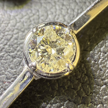 D0.50ct/0.50ct K18WG 3.3g Earrings 