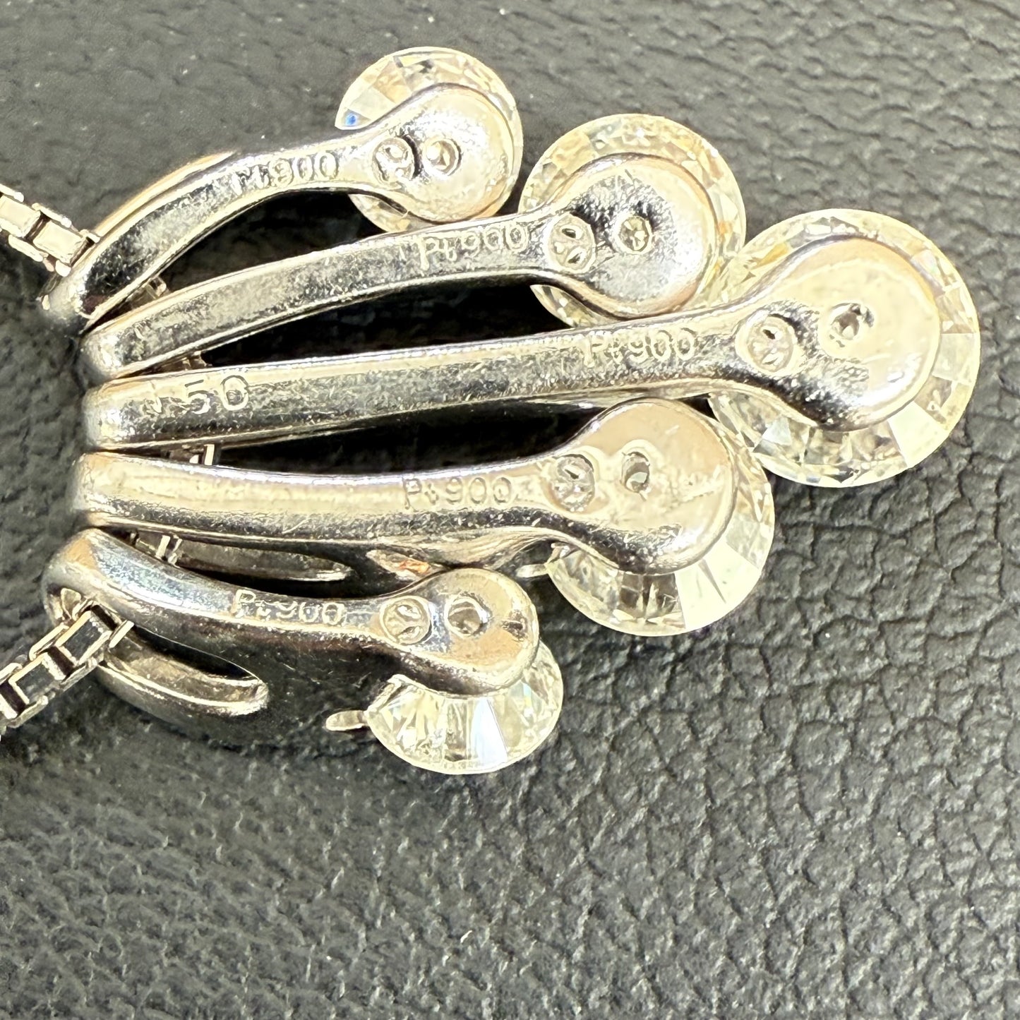 D1.50ct Pt900/850 8.0g Necklace 