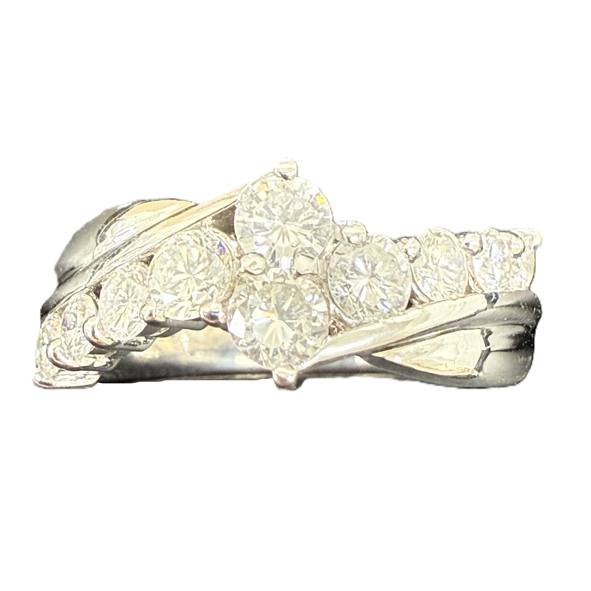 D1.00ct Pt900 10.1g Ring 