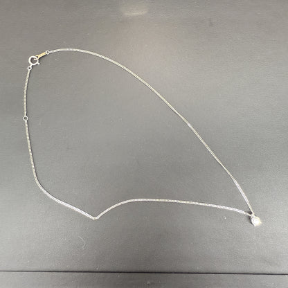 D0.50ct Pt900/850 3.9g Necklace 