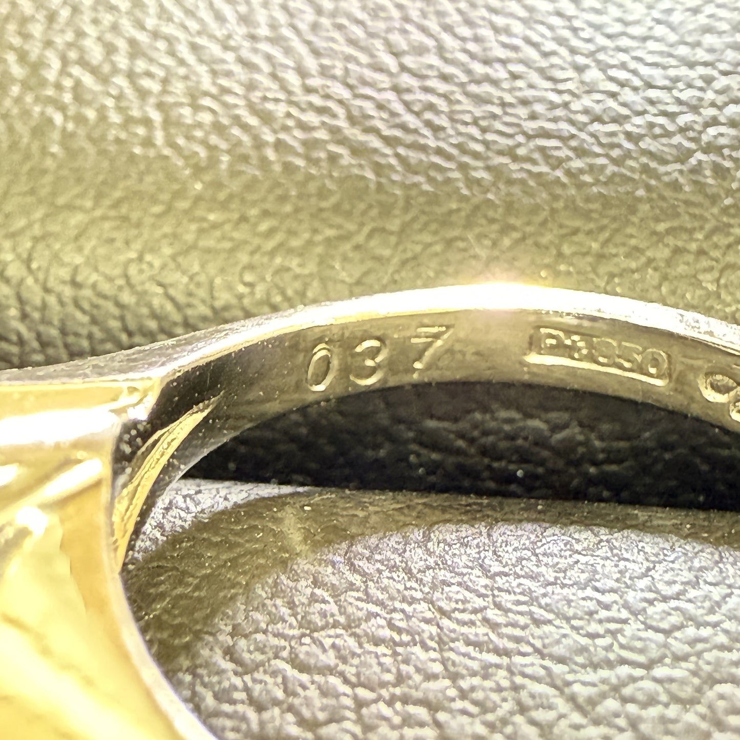 D0.37ct PT850 5.2g Ring 