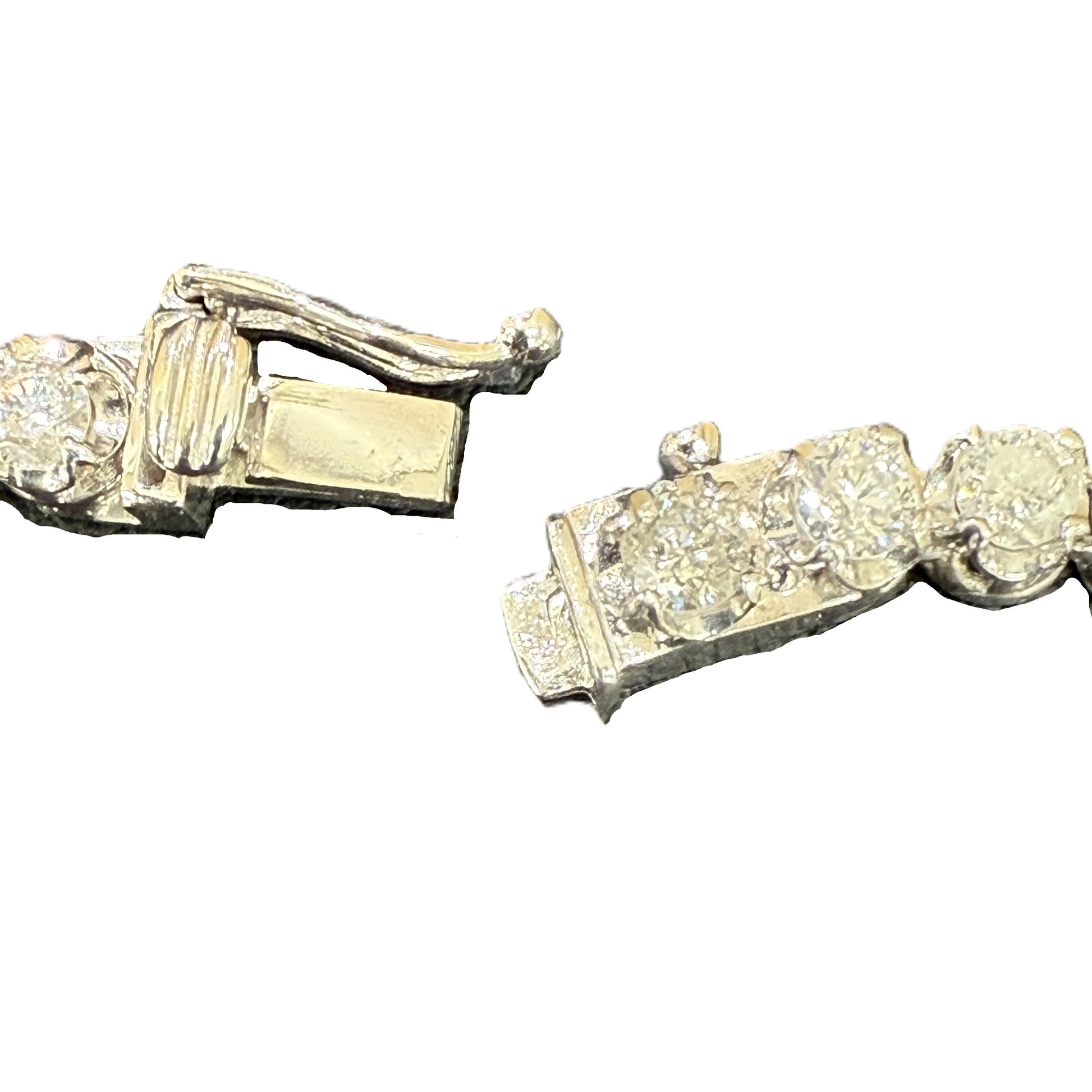 D10.01ct PT900/K18WG 24.2g Necklace 