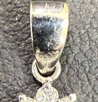 CRESCENT VERT Synthetic Stone 0.67ct D0.15ct PT900 2.0g Pendant Top 