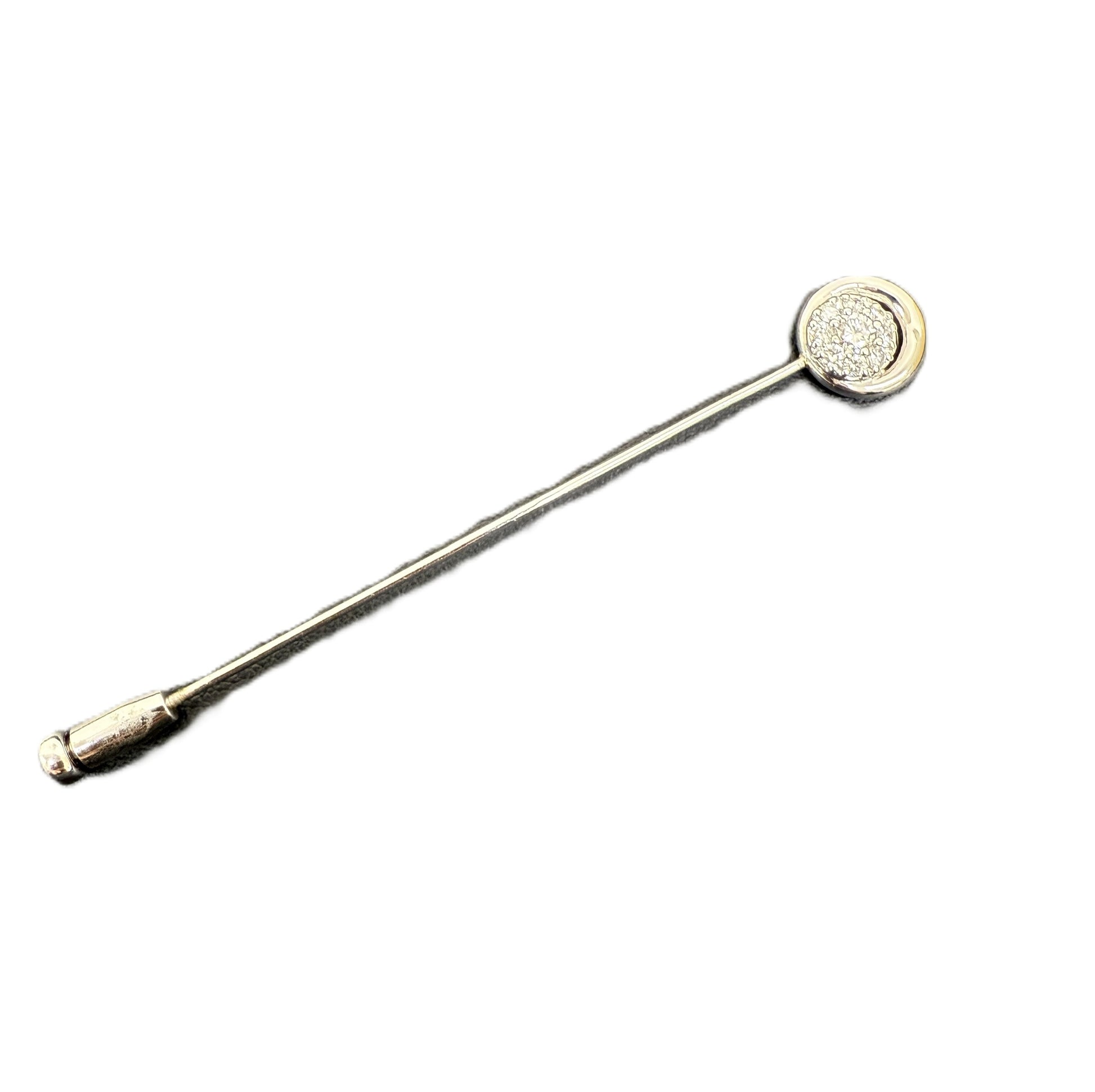 D0.25ct PT900/K14WG 2.8g Brooch 