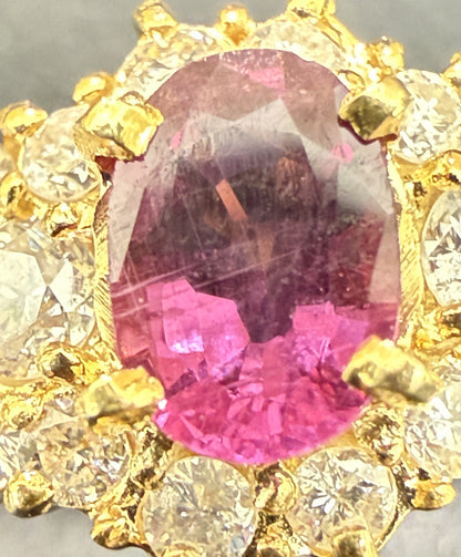 R0.45ct D0.30ct K18 2.3g Ring 