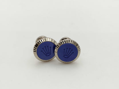ROLEX Cufflinks A1039BLUE 5D45A155 Tie Clip/Cufflinks