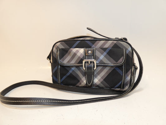 BURBERRY Nova Check Front Belt Nylon Shoulder Bag