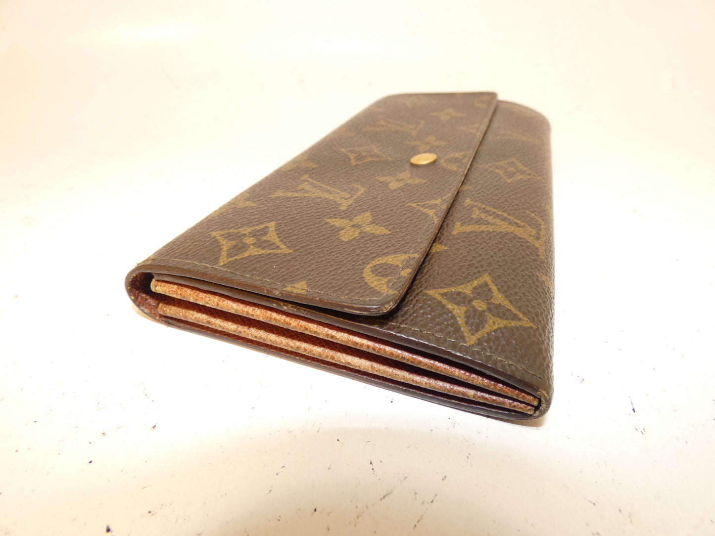 LOUIS VUITTON Monogram Sarah Monogram Long Wallet