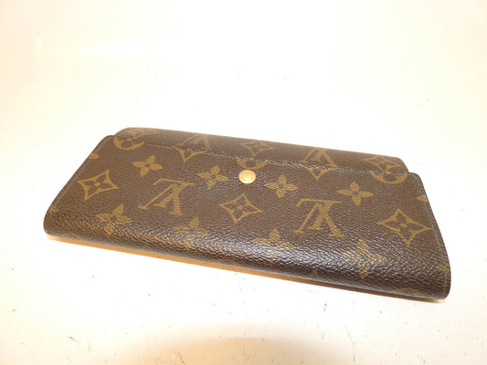 LOUIS VUITTON Monogram Sarah Monogram Long Wallet