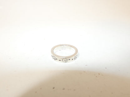 GUCCI Ghost Logo Ring