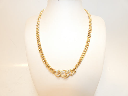 Dior Rhinestone GP Necklace