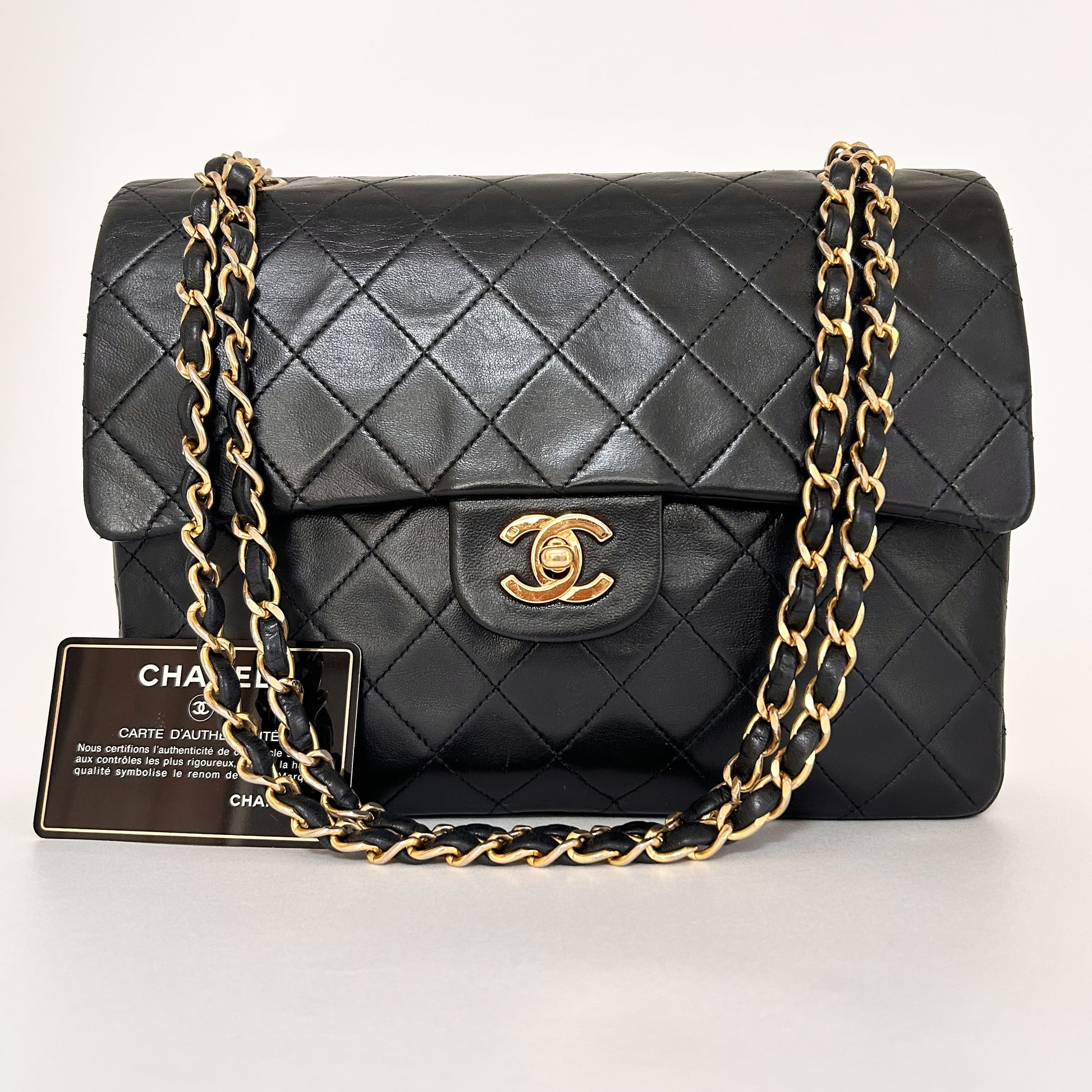 CHANEL Matelasse Double Flap Chain Shoulder Bag, Seal No. 1 Series Shoulder Bag