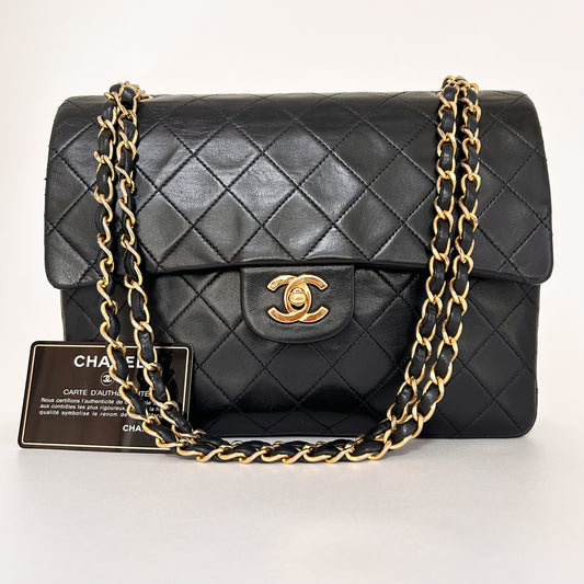 CHANEL Matelasse Double Flap Chain Shoulder Bag, Seal No. 1 Series Shoulder Bag