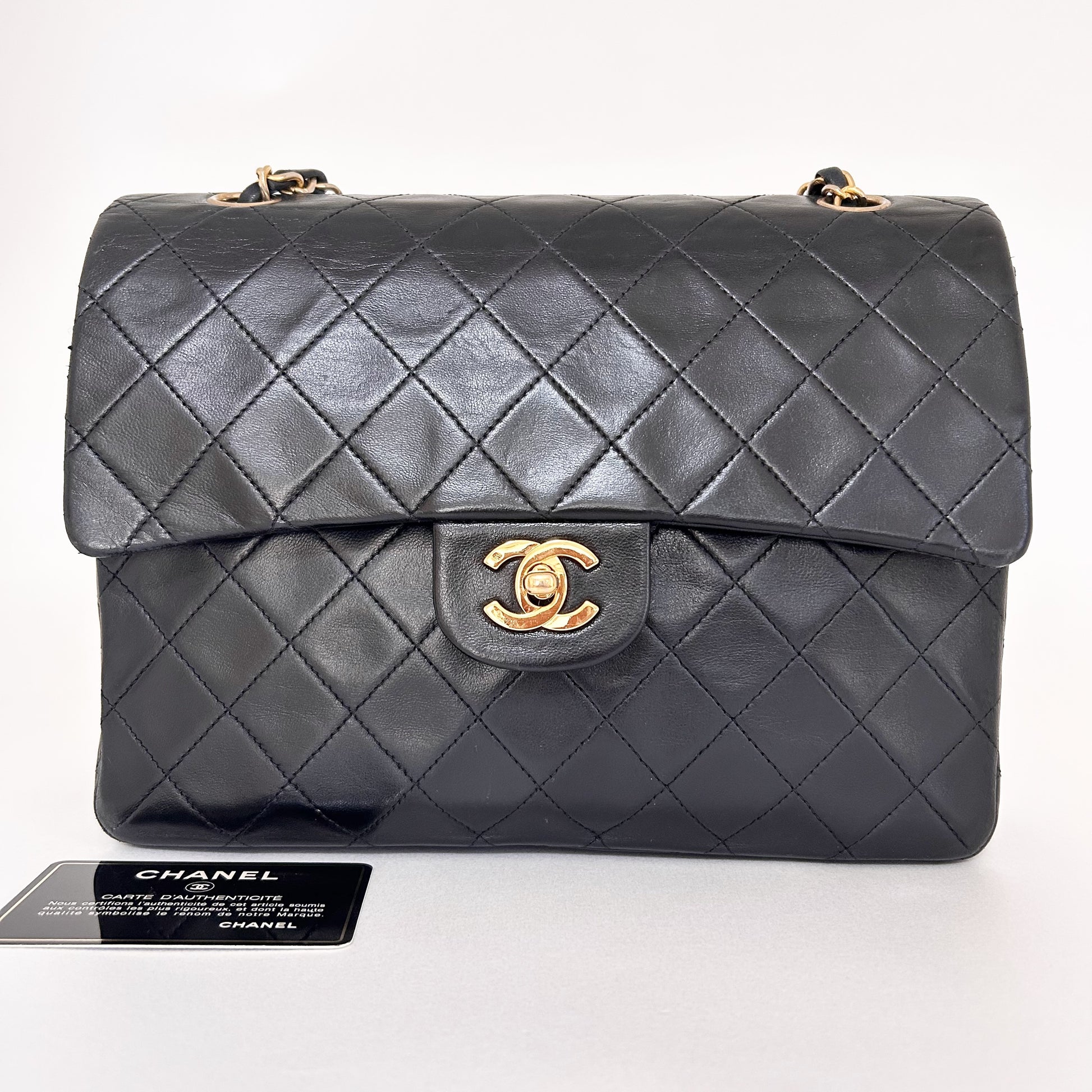 CHANEL Matelasse Double Flap Chain Shoulder Bag, Seal No. 1 Series Shoulder Bag