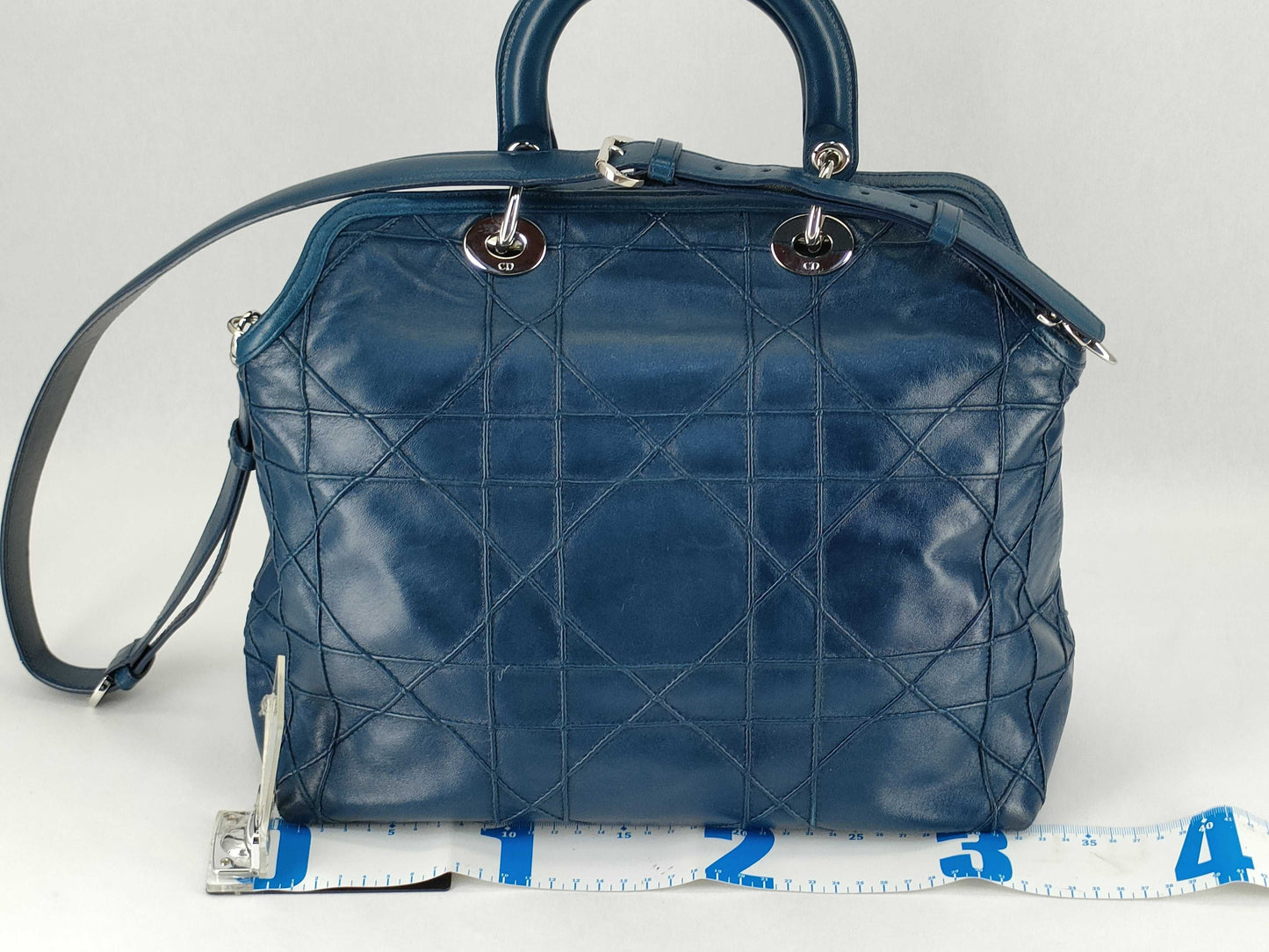 Dior Cannage Granville Shoulder Bag Handbag