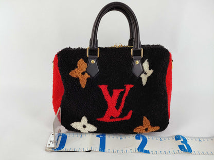 LOUIS VUITTON Monogram Teddy Speedy Bandouliere 25 M55423 Handbag