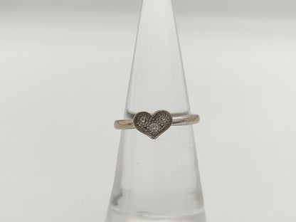 Diamond K18WG 2.5g Ring 